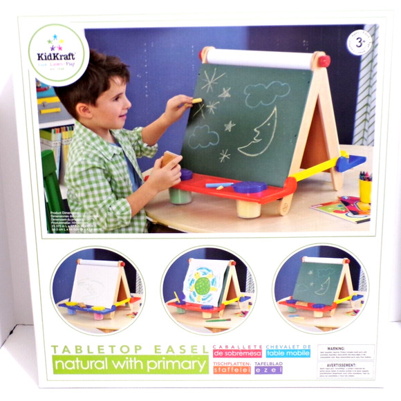 KidKraft TableTop Easel / Dry Erase / Chalkboard / Paper Roll - NEW IN BOX - Picture 1 of 3